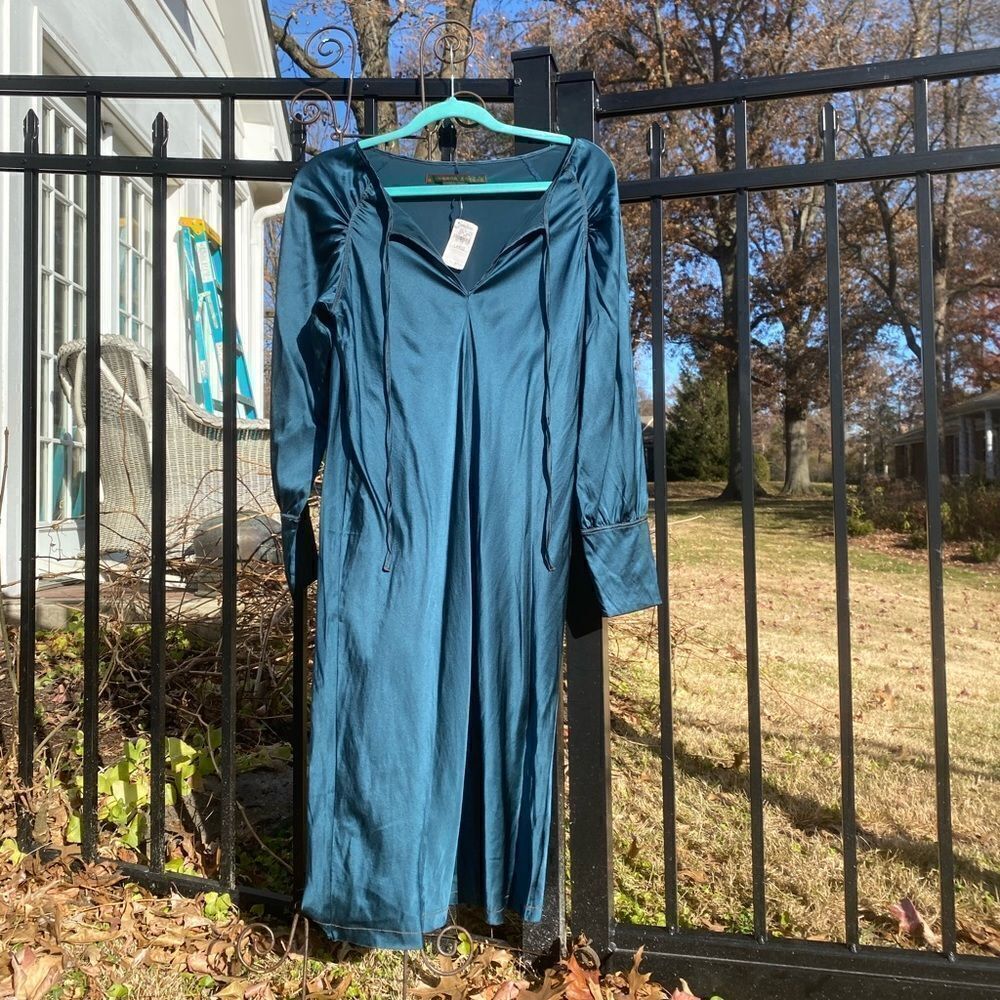A Common Thread Silk Dress NWT - Picture 3 of 10